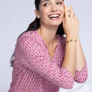 Blouse femme viscose rose